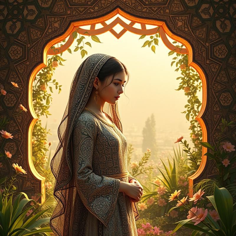 islamic art style AI art