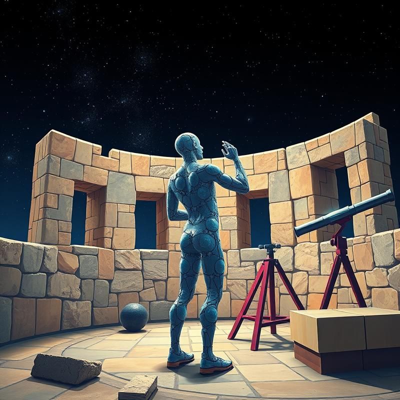 geometric style AI art
