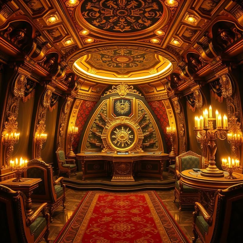 baroque style AI art