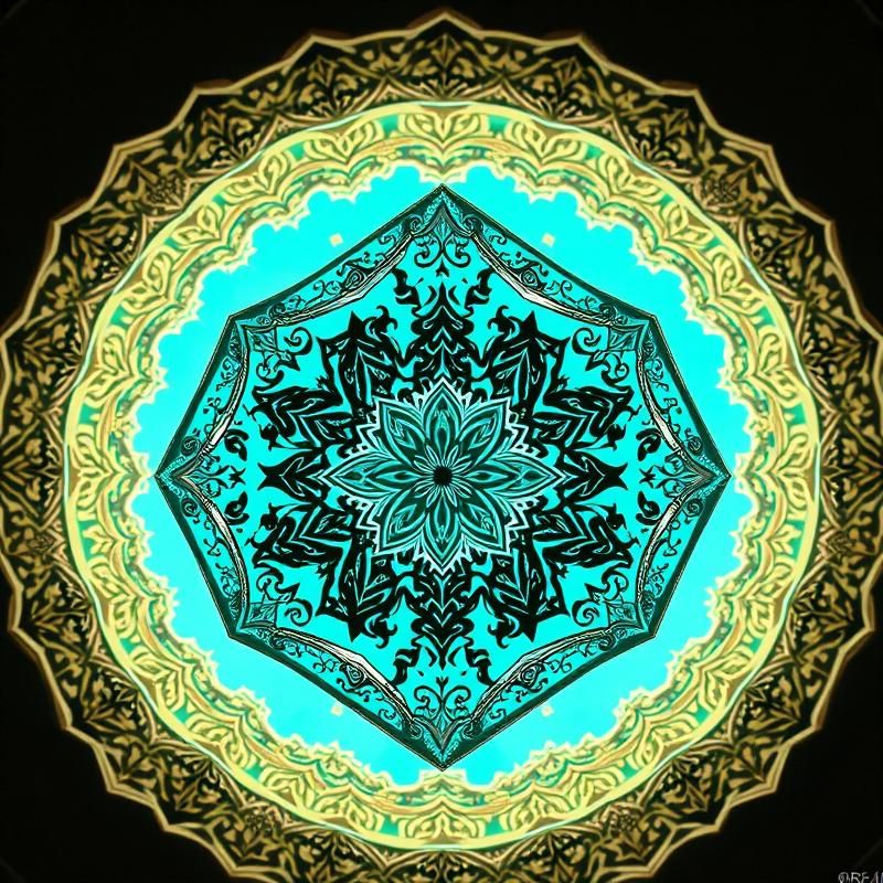 islamic art style AI art