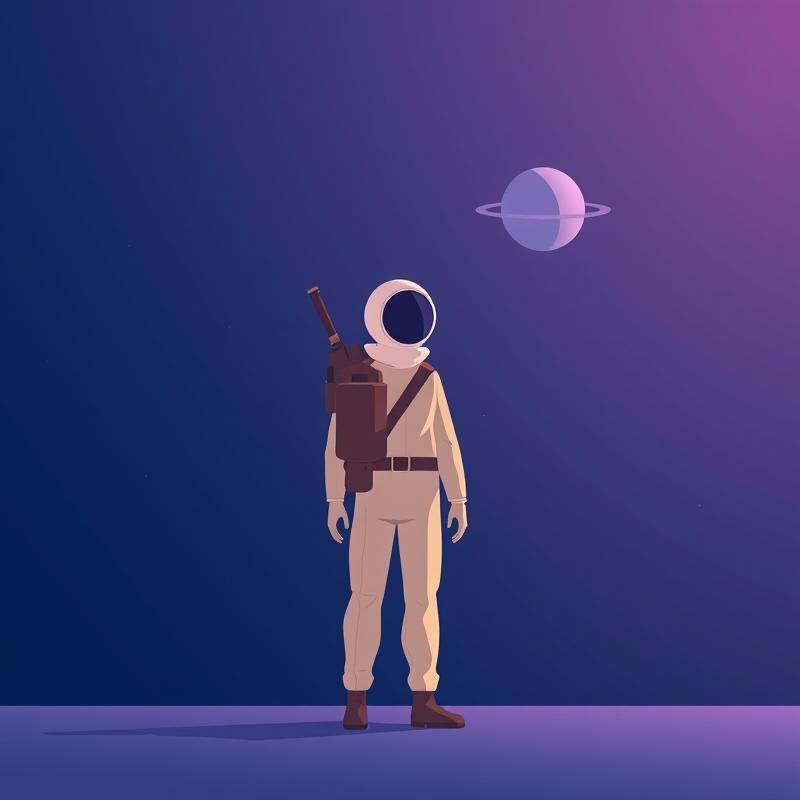 flat design style AI art