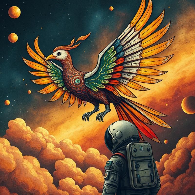 folk art style AI art
