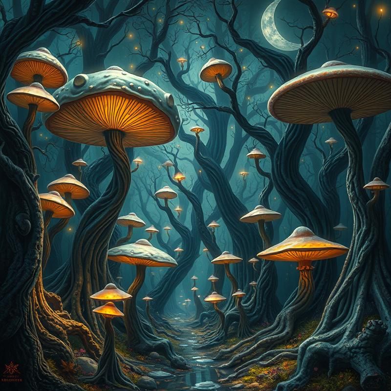 surrealism style AI art