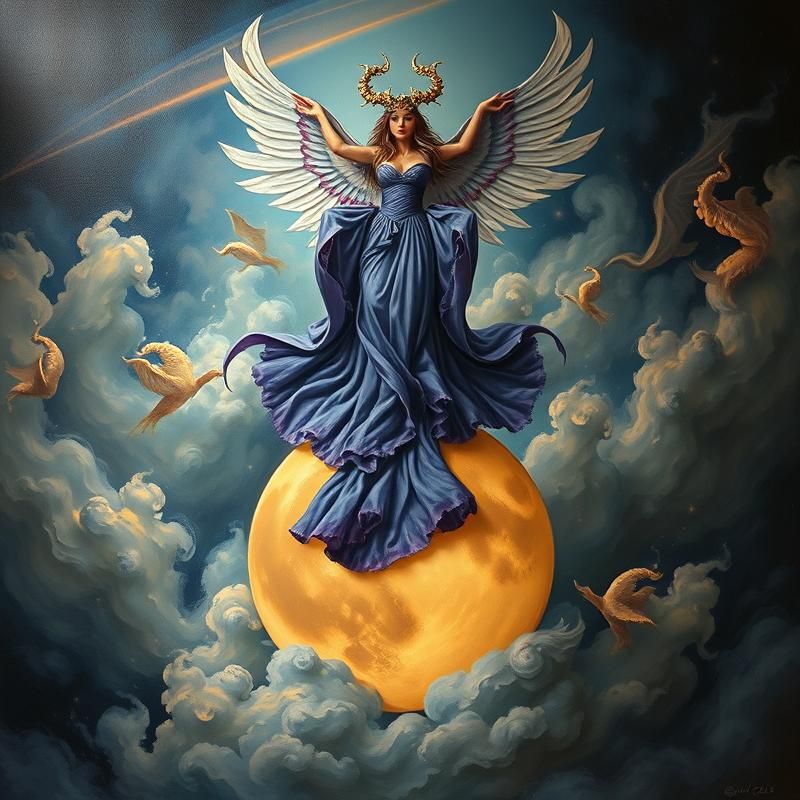 trompe l'oeil style AI art