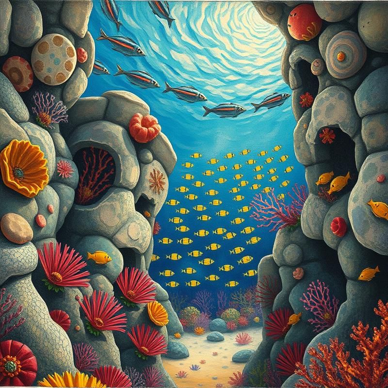 outsider art style AI art