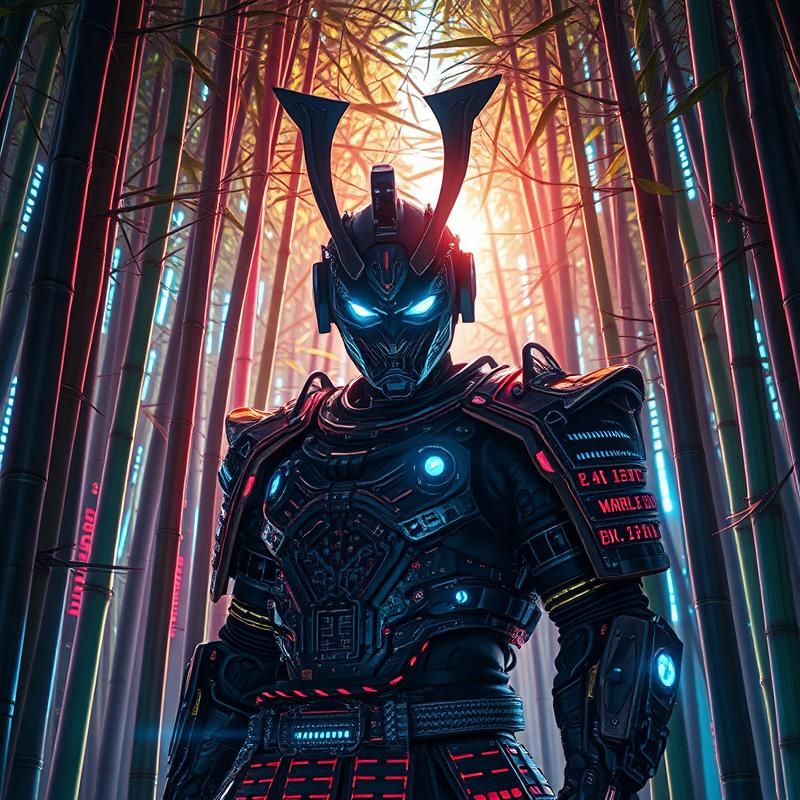 cyberpunk style AI art