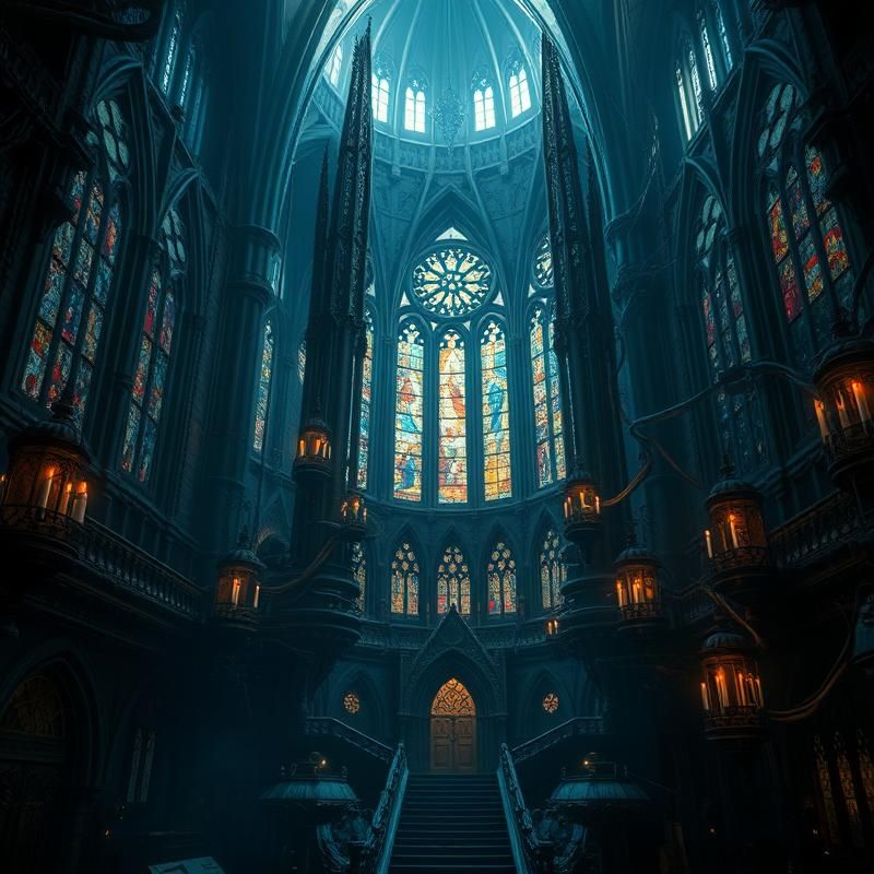 gothic style AI art