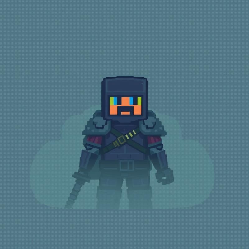 pixel art style AI art