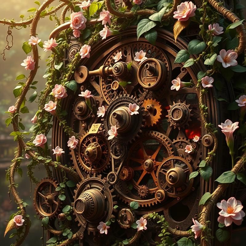 organic style AI art