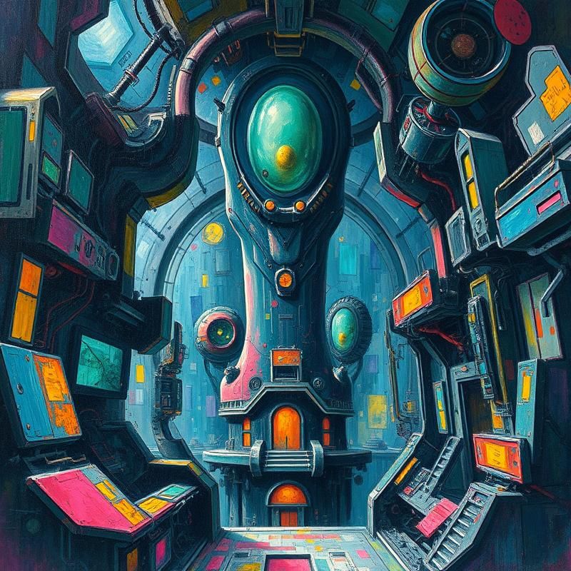 expressionism style AI art