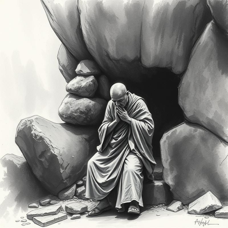 charcoal drawing style AI art