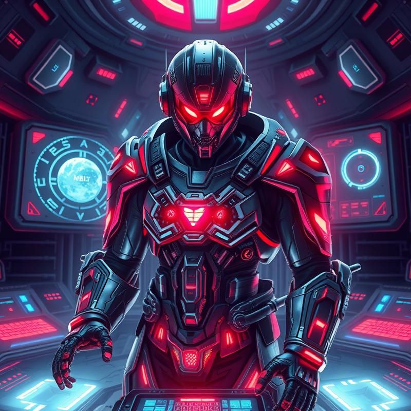 sci-fi art style AI art