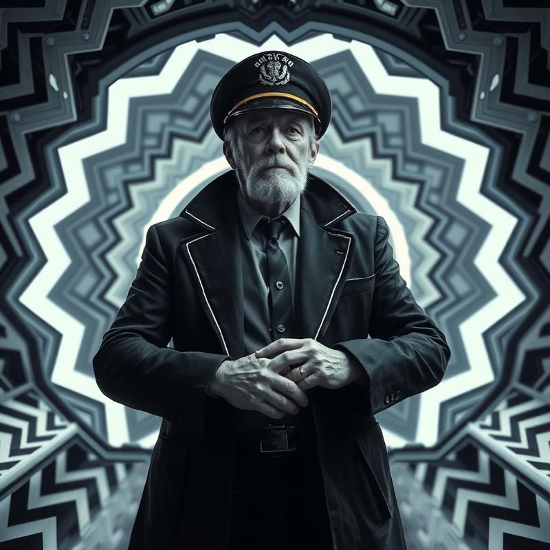 op art style AI art