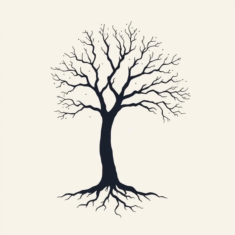 minimalist style AI art
