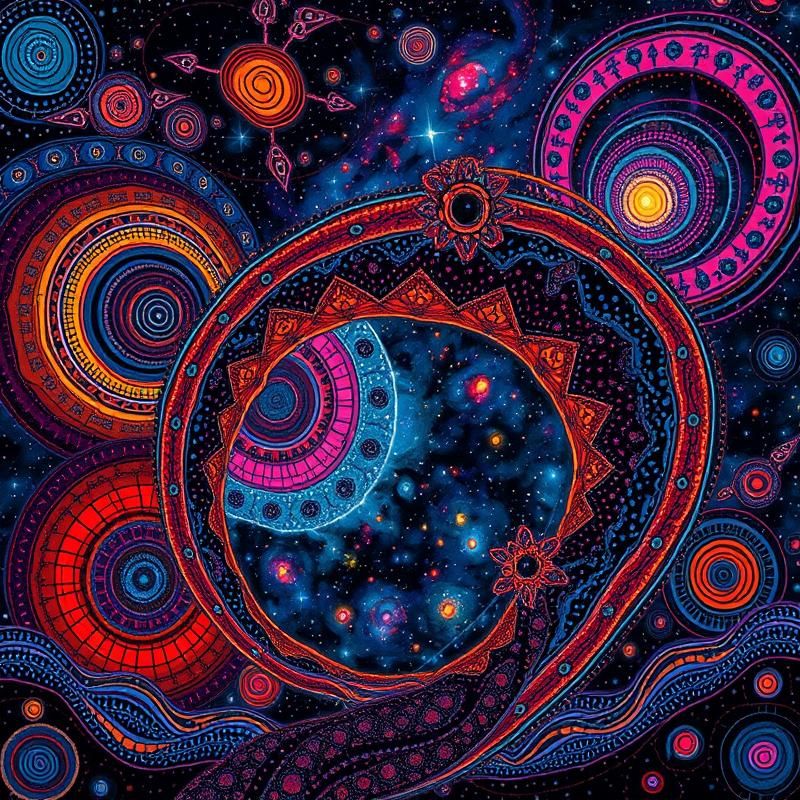 aboriginal art style AI art