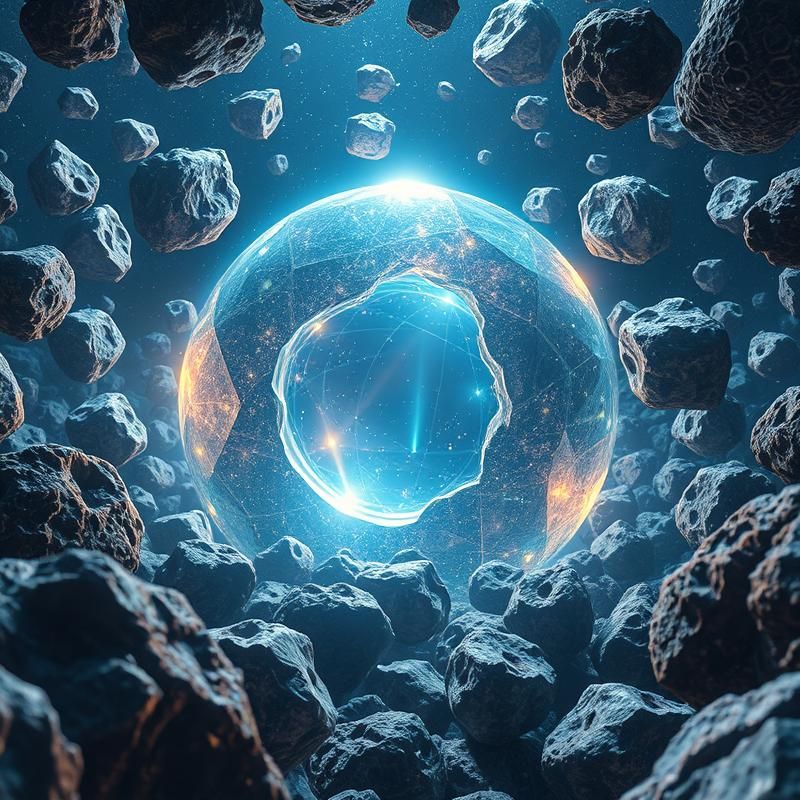 holographic style AI art
