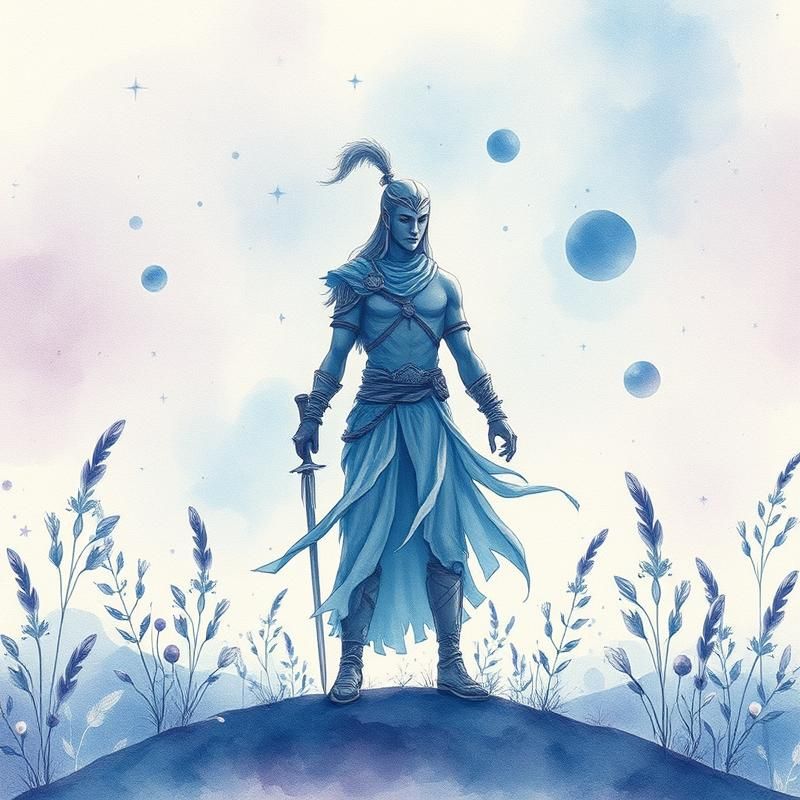 watercolor style AI art