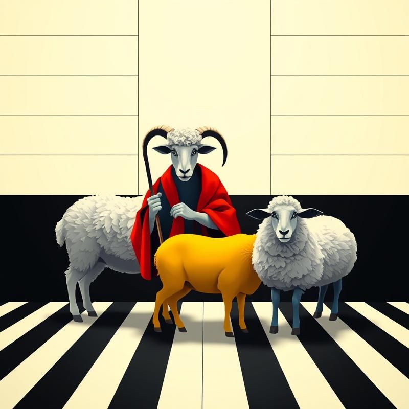 de stijl style AI art