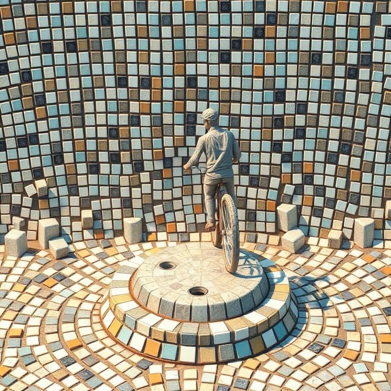mosaic style AI art