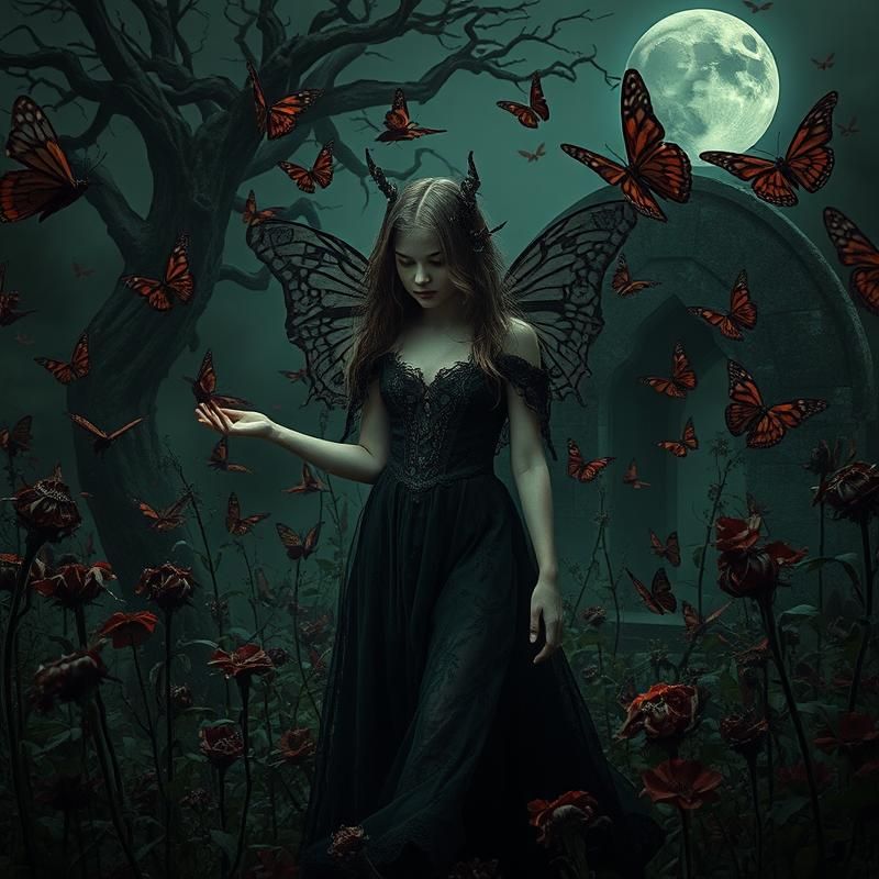 gothic style AI art