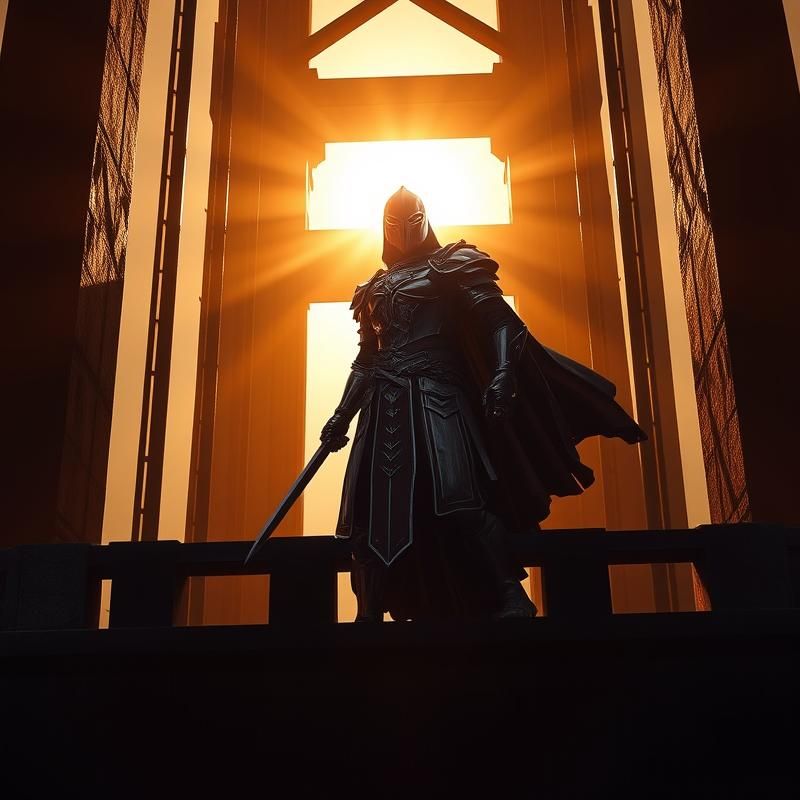 chiaroscuro style AI art