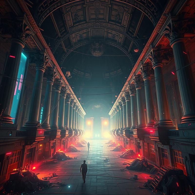 new media art style AI art
