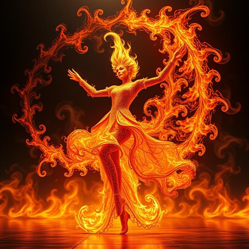fractal art style AI art