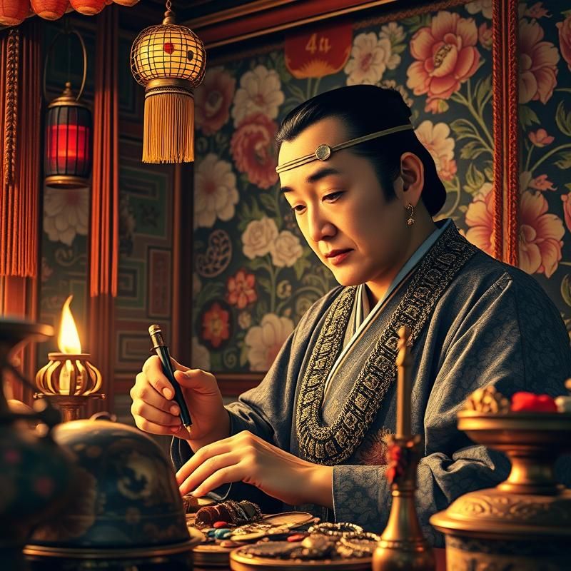 ukiyo-e style AI art