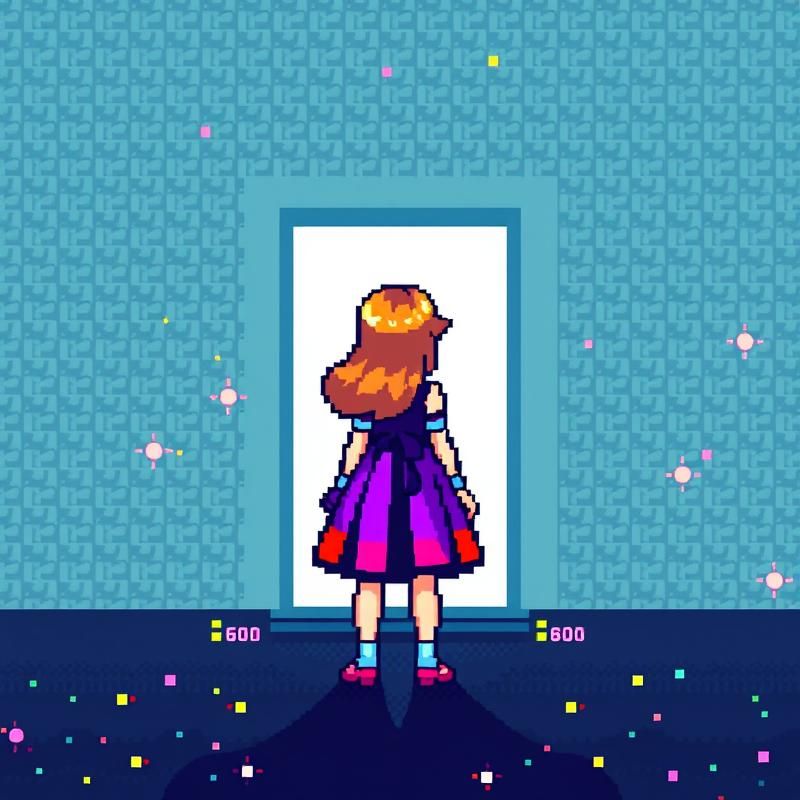 8-bit art style AI art