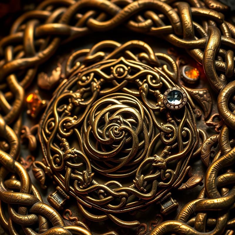 celtic style AI art