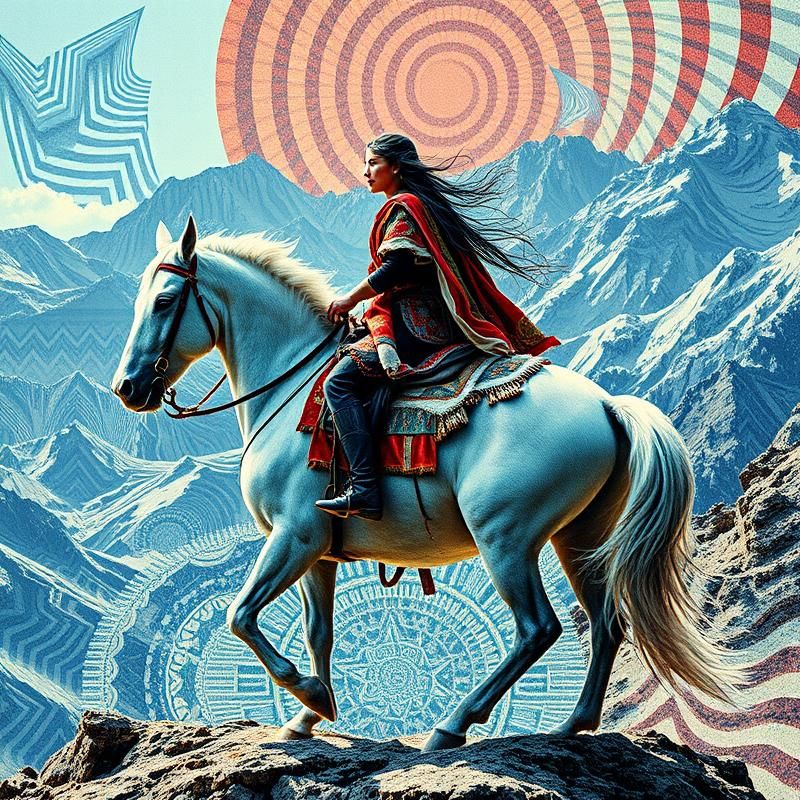 op art style AI art