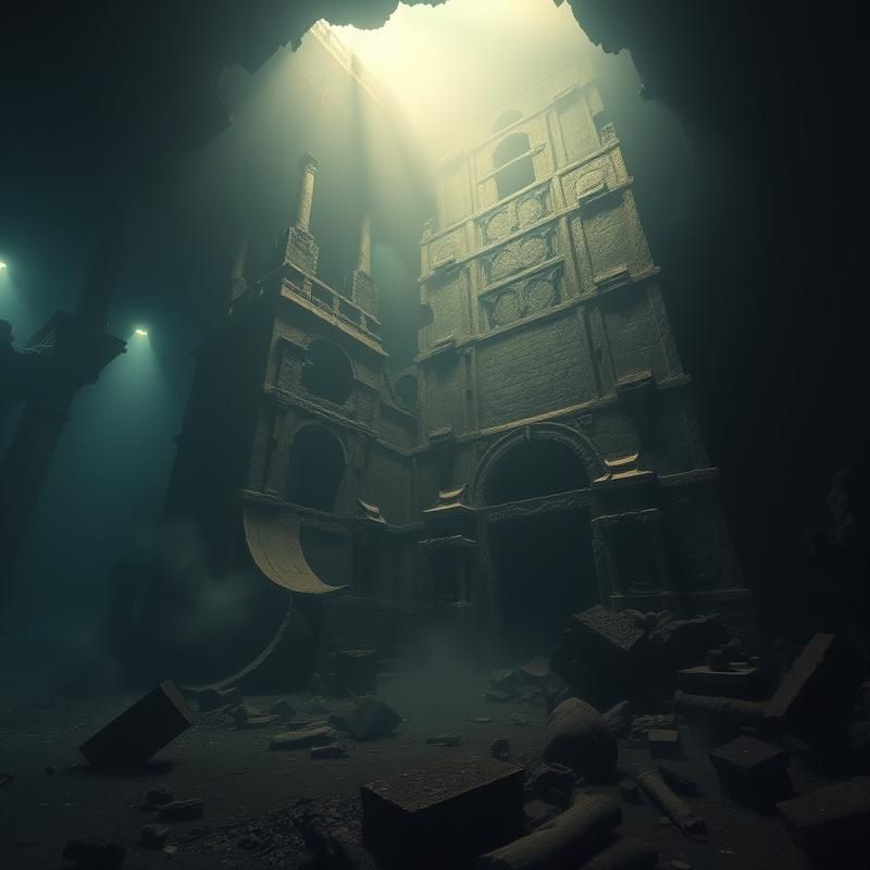 installation art style AI art
