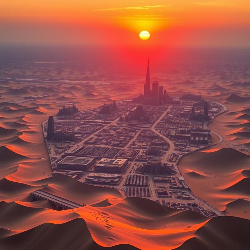 land art style AI art