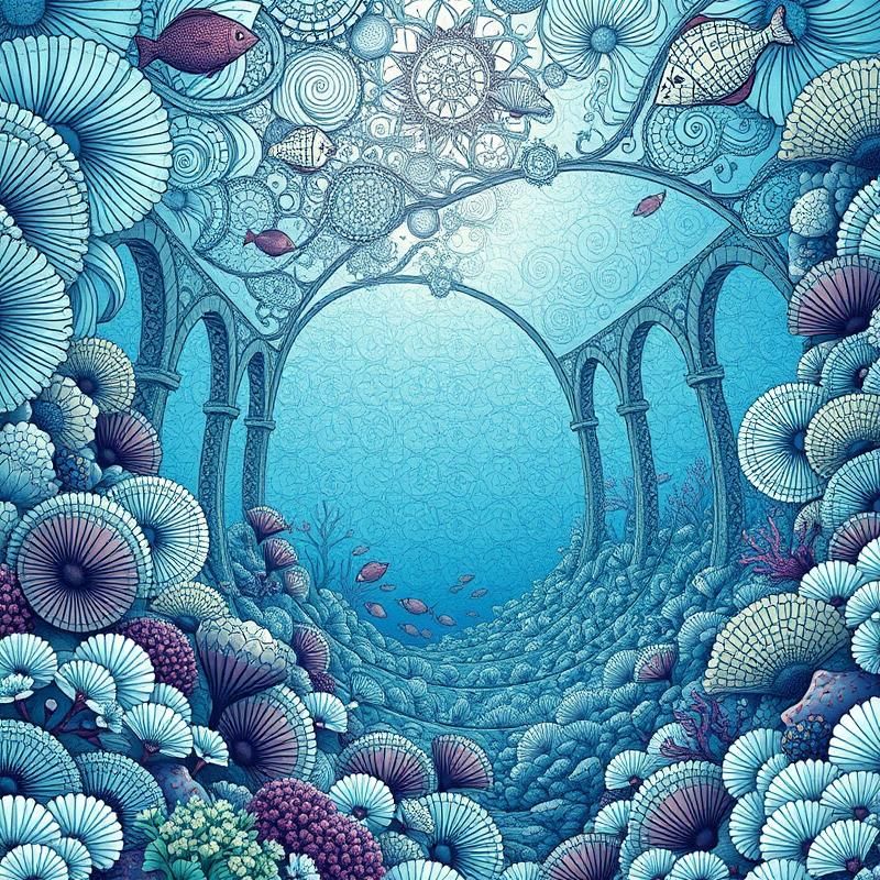 zentangle style AI art