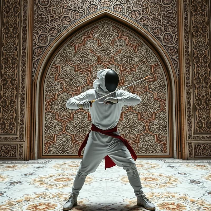 islamic art style AI art