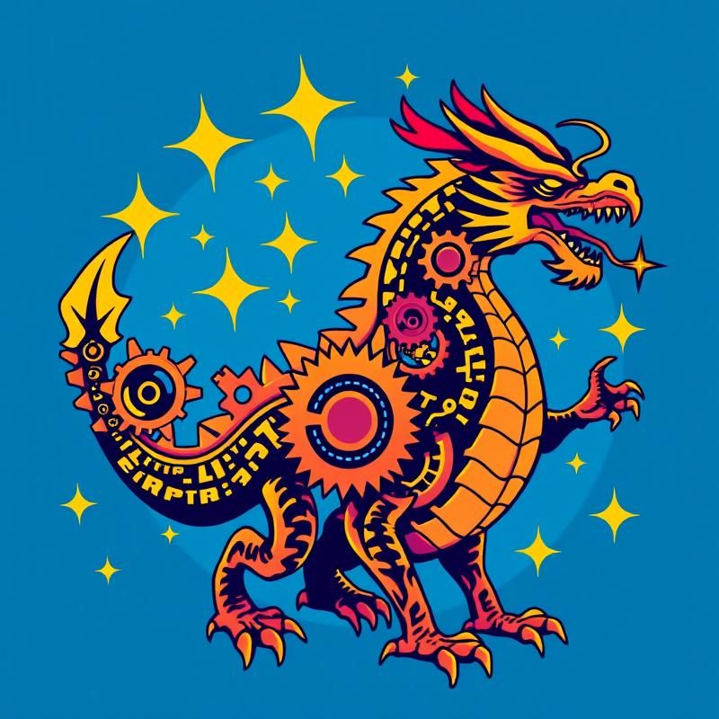 screen printing style AI art