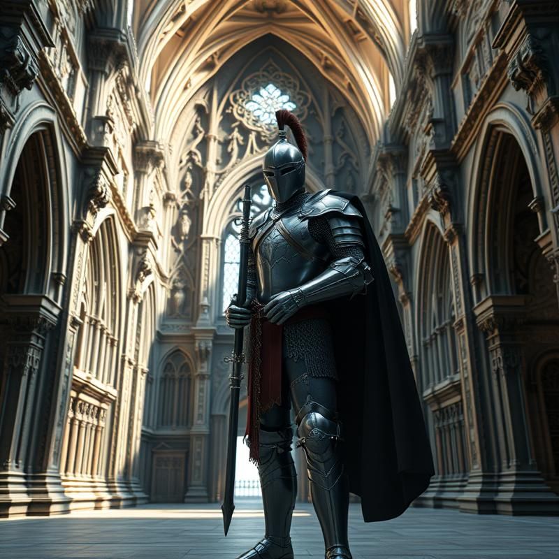 3D rendering style AI art