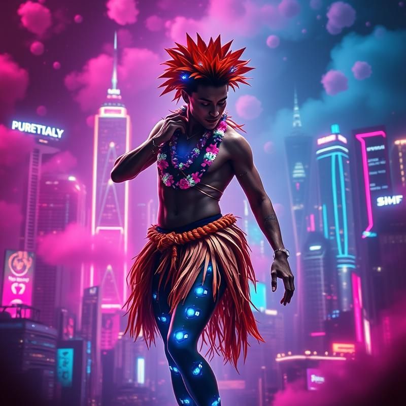sci-fi art style AI art