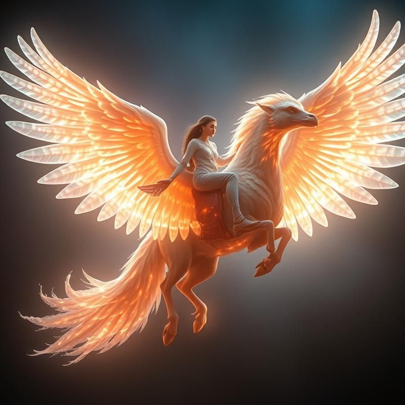 holographic style AI art
