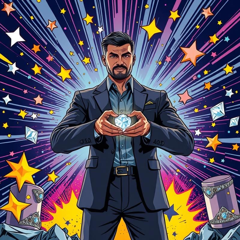 comic book style AI art
