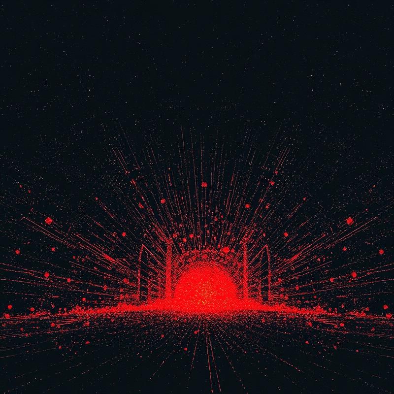 pointillism style AI art