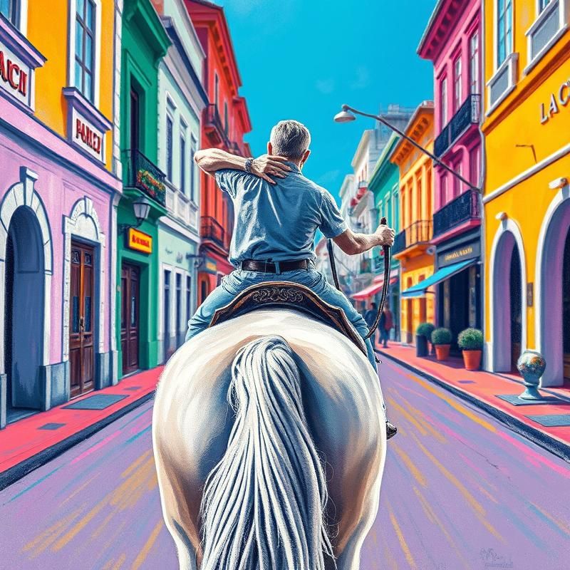 chalk art style AI art