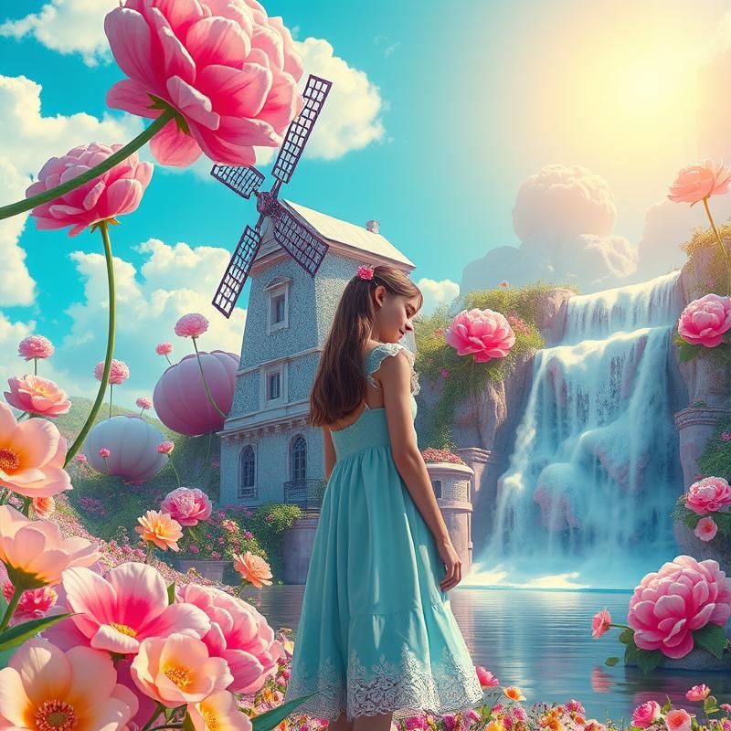 pop surrealism style AI art