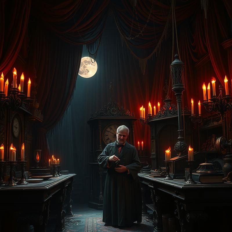 gothic style AI art
