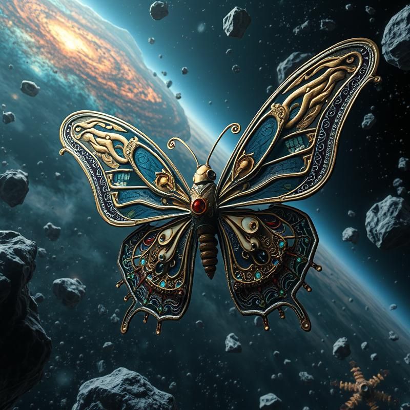 maximalist style AI art