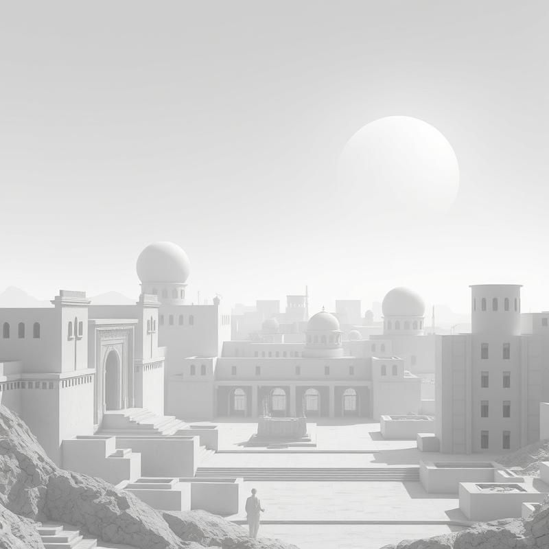 minimalist style AI art