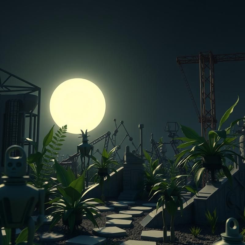 low poly style AI art