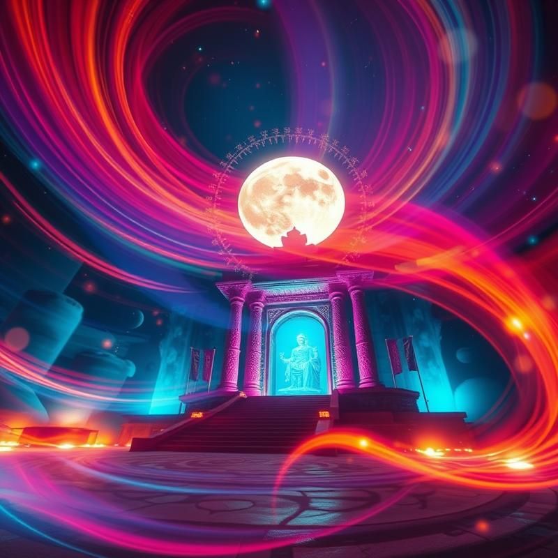 light painting style AI art
