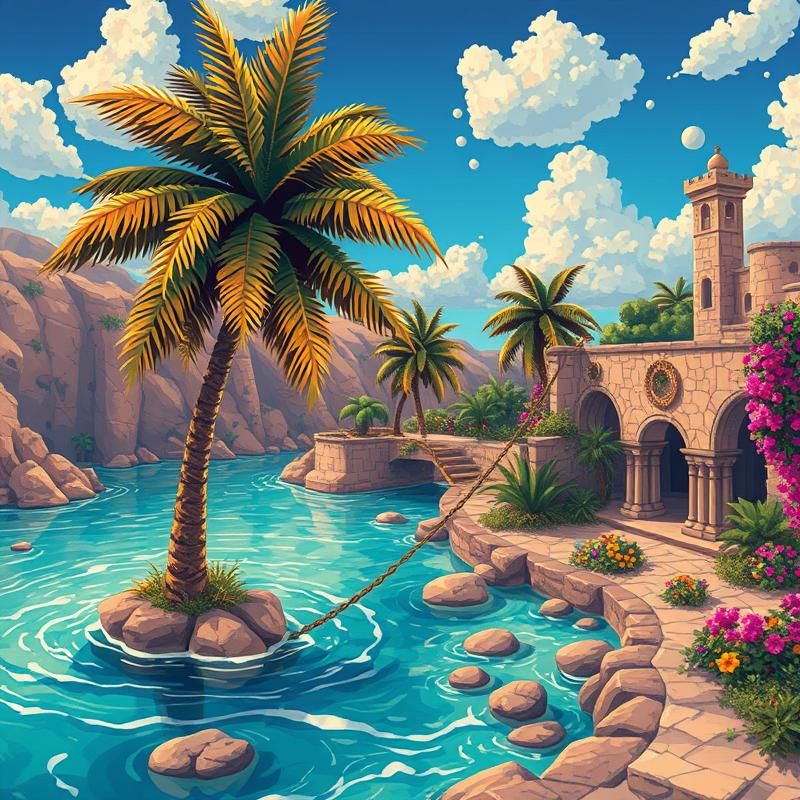 retro style AI art