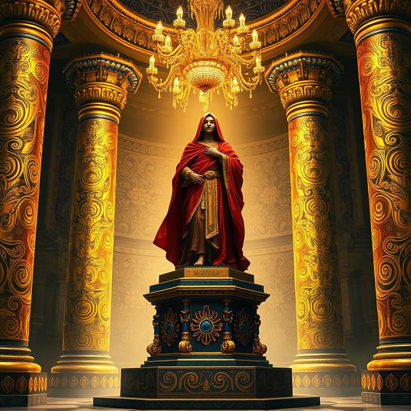 baroque style AI art